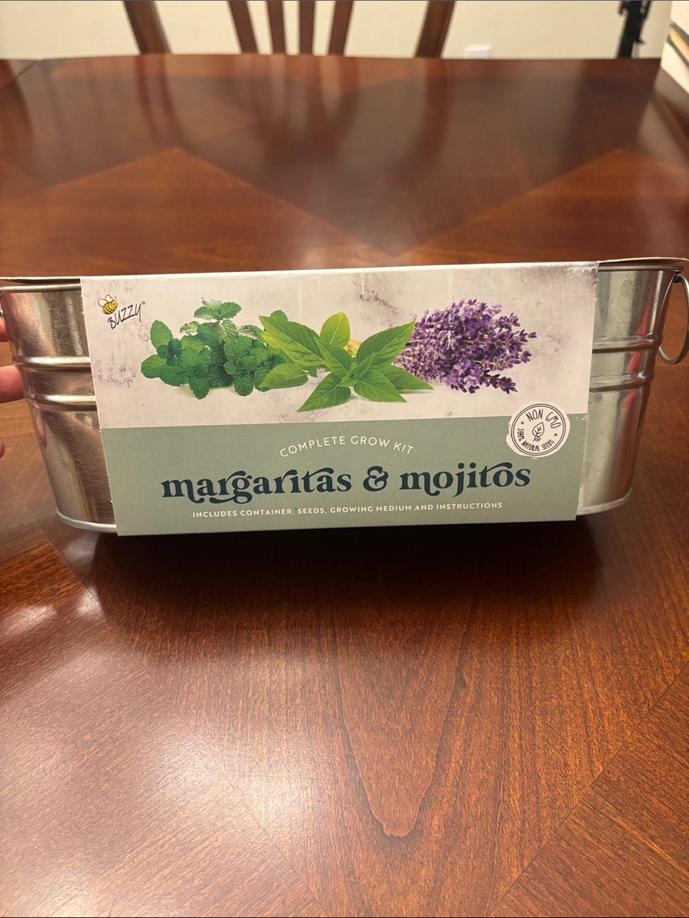 Complete grow kit, mint+basil+ lavender